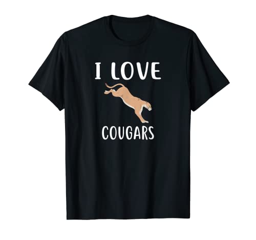 T-shirt humoristique « I Love Cougars » T-Shirt
