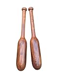 Handcrafted Wooden Gada for Strength Training | Traditional Exercise Mace for Home...