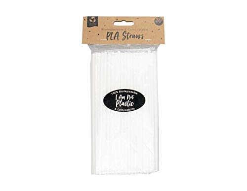 Gem Biodegradable & Compostable PLA Straws - Pack of 80