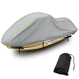 Fundas Motos acuáticas para Sea-Doo RXT-X 325 2024-2026, Tela Resistente 210D Impermeable Fundas para lanchas con Bolsa de Almacenamiento Protege del Polvo, la Nieve y la Lluvia