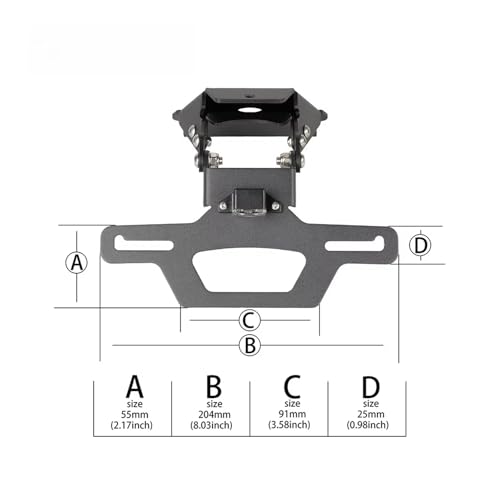 Support plaque d'immatriculation anti-vibration pour RSV4 - 3