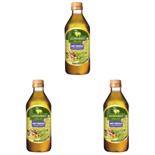 Image of Leonardo Extra Virgin Olive Oil, 500 ml Bottle | Premium Cold Pressed | From Italy | Made With 150+ Years of Expertise | Cholesterol & Trans Fat-Free, Rich In Antioxidants | High MUFA | Perfect For Salads, Breads, Pizza, Pasta & Grilling.