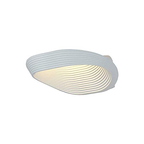 12W Aplique pared interior LED Lampara de pared de metal, diseño moderno, para dormitorio, sala de estar, habitación para niños, blanco caliente,Blanco Cover