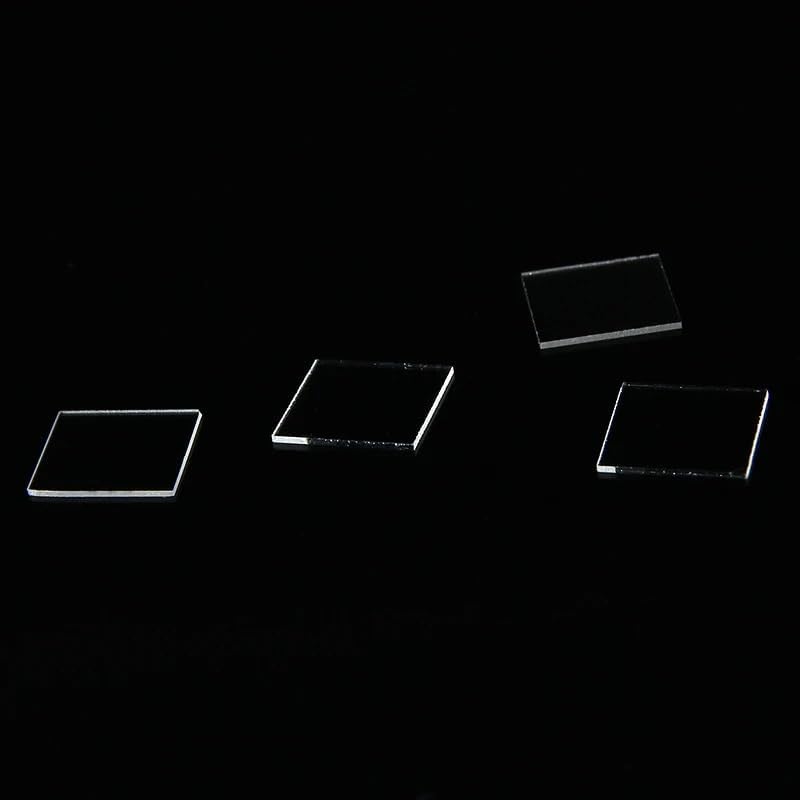10PCS Quartz Glass Plate（15x15x1mm）