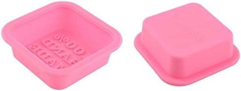 (2 Pack) Silicone Soap Molds 100% Handmade Square Silicon Mold Organic Soap Molds
