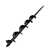 7Penn Garden Plant Flower Bulb Auger 2in x 24in Rapid Planter - Post or Umbrella Hole Digger for 3/8in Hex Drive Drill
