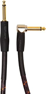Roland Ric-G5A Instrument Cable 5Ft 1.5M Angled Straight Black