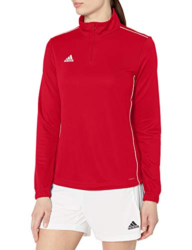 adidas Women's Core 18 Training Top, Power Red/White, Large