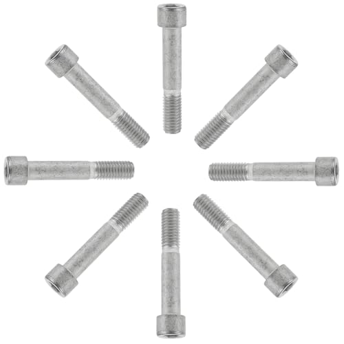 GLEAVI Lot de 8 Vis de Fixation Tige de Selle de Vélo M8 en Acier Inoxydable Kit de Visserie pour Selle VTT et Vélo Route Vis de Serrage Rapide Solide