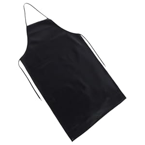 Amosfun Schwarze Lederschürze Arbeitsschürze