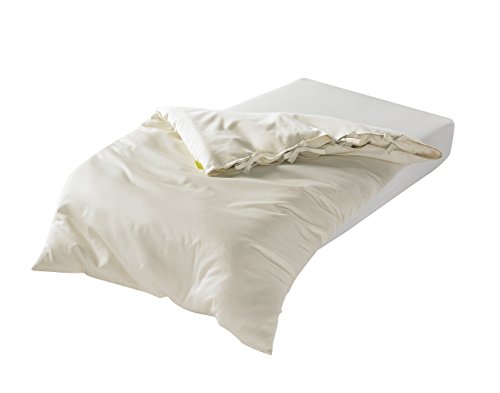 Greenbuds Organic Cotton Sateen Children's and Toddler Crib Comforter Duvet Cover - Duvet Cover ONLY