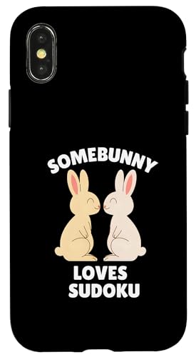 Somebunny Loves ���� ���킢�� �C�[�X�^�[�o�j�[ �p�Y�����D�� �X�}�z�P�[�X iPhone X/XS �p