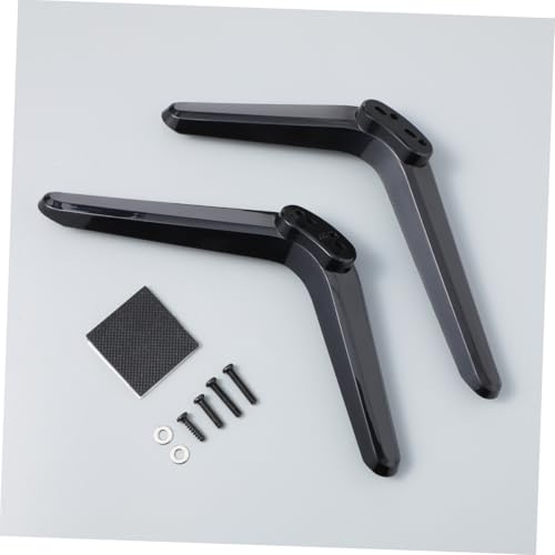 Support TV 32-55 pouces pied de télévision plastique noir fixe table