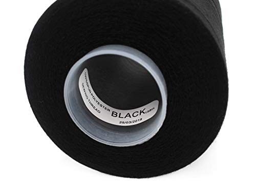 Hilo para coser negro serging 8000 yardas miniatura 3