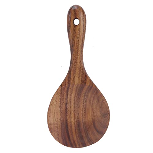 Wooden Serving Spoon Rice Scoop Rice Paddle Cutlery Kitchen Accessory for Home Cooking