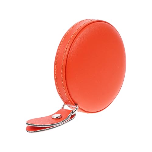 ledmomo 丸型裁縫メジャー 両面目盛り 携帯便利 軽量コンパクト 収納袋対応 身体測定用テープ メジャー