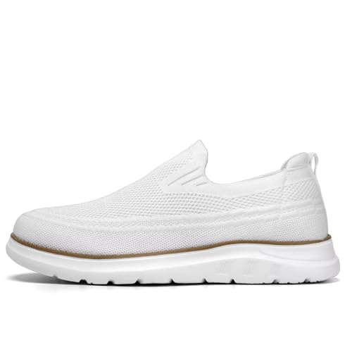 Image of Men's Walking Boat Shoes Slip On Casual Loafers Non Slip Comfortable Lightweight Work Driving Shoes