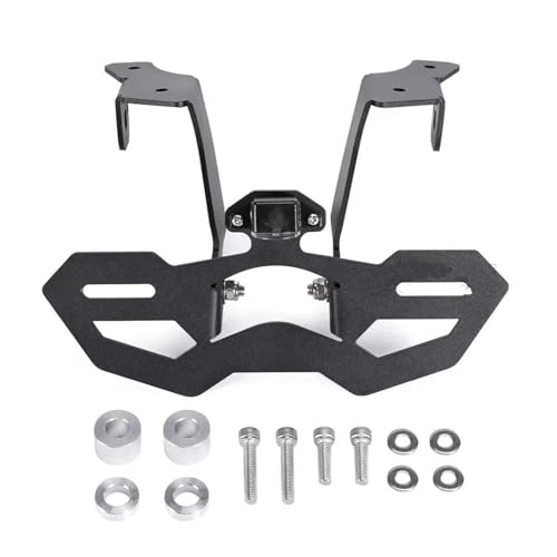 �o�C�N�p ���C�Z���X�v���[�g CFMOTO 450MT 2024�ɓK�� �I�[�g�o�C�i���o�[�v���[�g�z���_�[ �t�F���_�[�G���~�l�[�^�[ �e�[���t���[�� LED���C�g CF-MOTO MT450 IBEX 450 MT 2025�ɓK��