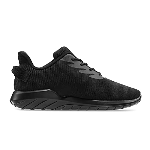 Soulsfeng Flying Eagle Black Running Shoes For Men Size 11 Lightweight Breathable Sports Tennis Shoes Fashion Sneakers For Women Size 12.5 #TOP7