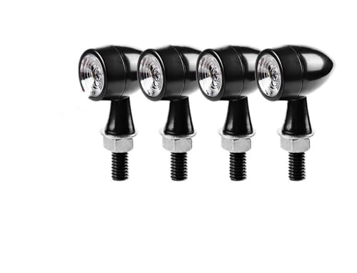 Feu arrière clignotant LED moto 12V 8mm haute luminosité