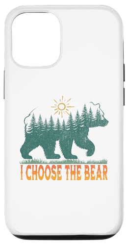 Carcasa para iPhone 14 Elijo la divertida cita del oso para exteriores