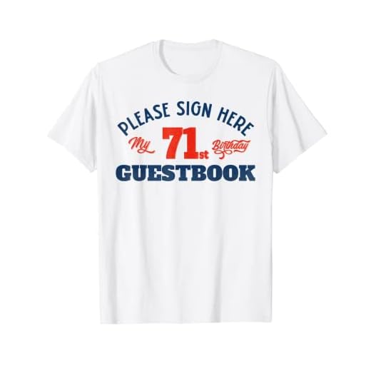 Libro de visitas de mi 71 cumpleaños: 71 regalos de cumpleaños para mujeres Camiseta