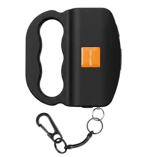 MYSKYMEST Rechargeable Stun Guns with LED Flashlight