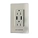 SAIANANA Chargers for Batteries,USB Wall Outlet Charger(Upgraded), 15A Duplex Tamper-Resistant Receptacles Plug, Charging Power Outlet with USB Ports, Electrical USB Socket, UL Listed