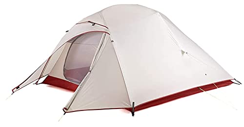 Tente de camping légère 1-2 places imperméable et résistante aux 4 saisons