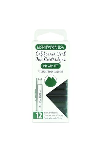 Recharge Monteverde G305CT pour stylos à bille - Cartouche d'encre noire fluide 1 pièce