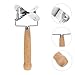 VICASKY Dumpling Wrapper Cutter with Wooden Handle Dough Skin Mould for Dumplings Pies Ravioli Lightweight Compact for Home Kitchen and Restaurants