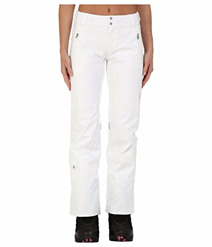 Spyder Women's The Traveler Athletic Fit Pant, White, 8-R