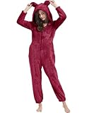 COZYPOIN Pijama de forro polar para mujer, XS