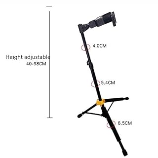COUYY Stand de Guitare Pliant Portable Hauteur réglable Guitare Stand Universel Trépied Stand Structure Durable Métal… - Les Beatles, Paul McCartney, John Lennon, RIngo Starr, George Harrison COUYY Stand de Guitare Pliant Portable Hauteur réglable Guitare Stand Universel Trépied Stand Structure Durable Métal… – Image 2