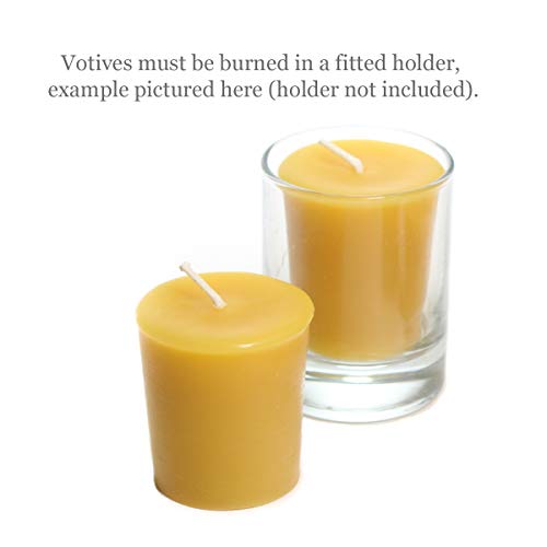 Bluecorn Beeswax Votive Candles (4-Pack) - Image 2