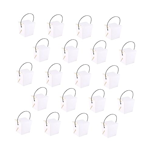 OFFSCH 20Pcs Portable Handheld Snack Containers for French Fries Popcorn Fried Snacks Takeout Take out Boxes for Fast Food