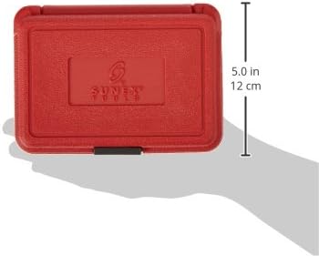 Dimensions of the Sunex 3670S socket set case