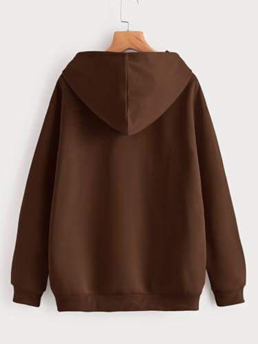 Image of TAGAS Women's Solid Zipper Hooded Sweatshirt|Zip Up (Hoodie) for Womens|
