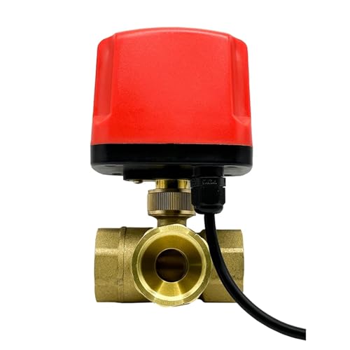 Vanne 3 voies DN25 motorisée étanche à couple élevé pour commande 220VAC