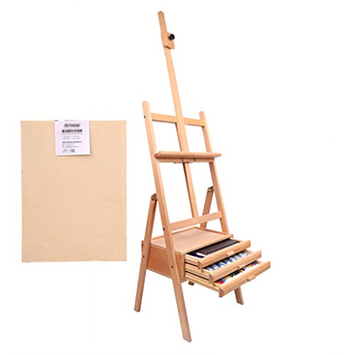 Home Easel, Studio Outdoor Wooden Easel Student Adult with Drawer ...
