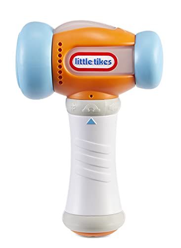 Image of Little Tikes Count & Learn Hammer, Soft and Textured Grip for Little Hands with Numbers, Silly Sounds, Activity Lights SFX- Gift and Toy for Babies Toddlers Girls Boys Age 9 Months 1 2+ Years Old