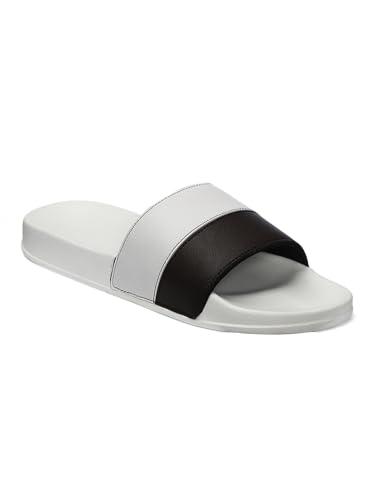 Image of hummel CAMP MEN COLOUR BLOCK SLIDERS Comfortable Cushioned Sole Arch Support Durable Lightweight Flexible Trendy Style Flip flops and Slippers Slides for Men Daily use Chappal