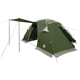 tenda 520x260x175 cm Verde Impermeabile Poliestere con Accessori