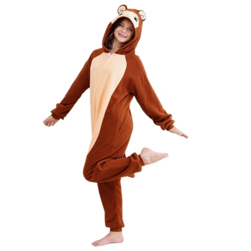 SAMGU Volwassen pyjama cosplay dier onesie body nachtkleding jurk
