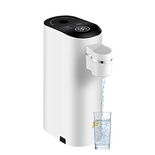 IPO ホットウォーターサーバー 25℃ 45℃ 60℃ 80℃ 100℃の5段階温度調節 3秒でお湯がでる 瞬間湯沸かしケトル 熱湯サーバー 給水器 ペットボトル式 コンパクト ミニ 卓上 家庭 職場 3色展開