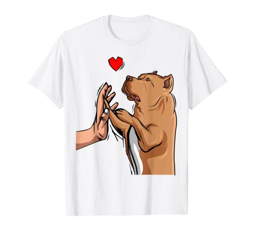 Pitbull Love Pittie Perro Mamá Mujeres Niñas Camiseta