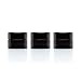 Infinity Jars 15 Ml (.5 fl oz) Pocket Size Black Ultraviolet Glass Screwtop Jar 3-Pack