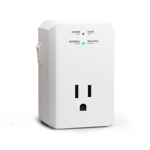BSEED Single Outlet Surge Protector, Small Surge Protector Wall Tap with Ground Protected Light Indicators for Refrigerators, PC, TV and Home Appliances, 15A, 1875W, 120V, 1 Pack