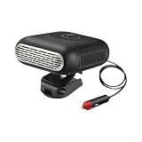 per mini Stufetta per Auto ABS Riscaldamento USB per mini Stufetta(24V Black)