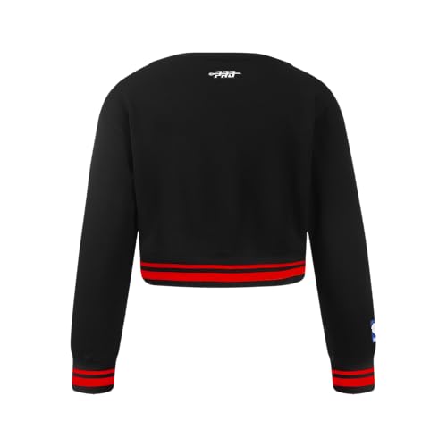 Image of Pro Standard Big Girls NBA Retro Classics Fleece Crewneck Sweatshirt